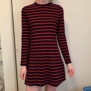 Striped Long Sleeve F21 Dress